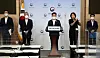 Ko Kyu-chang, Interior and Safety vice minister, announces details of the emergency relief grant, the second of its kind since 2020, at the government complex in Seoul on Monday. [YONHAP]