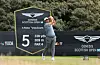 An Byeong-hun tees off on the 5th hole during Day One of the Genesis Scottish Open at The Renaissance Club in North Berwick, Scotland on Thursday. [GETTY IMAGES]