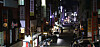 Shop owners in a commercial district in Gwangjin District, eastern Seoul, on Dec. 27 turn lights off for an hour in protest of the government's Covid-19 related policies, including social distancing regulations and support. [YONHAP]