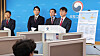 Park Ji-hong, who heads the team on Gadeok-do International Airport at the Ministry of Land, Infrastructure and Transport, at a press briefing on Tuesday. [YONHAP]