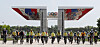 Cyclists launch a campaign to put carbon-neutral life styles into practice at the Olympic Park in Songpa District, southern Seoul on Thursday.  [NEWS1]
