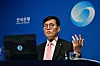 Bank of Korea Gov. Rhee Chang-yong speaks at the bank's office in Jung District, central Seoul, on Aug. 22, 2024. [JOINT PRESS CORPS]