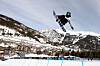 Choi Ga-on competes during the women's snowboard superpipe final on day two of the Dew Tour at Copper Mountain on Saturday in Copper Mountain, Colorado.  [AFP/YONHAP]