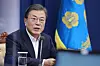 President Moon Jae-in speaks during the senior presidential secretariat meeting on Monday. [YONHAP]