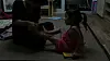 Kwon stretching Ji-hoo's feet in hopes of preventing her from walking on her tiptoes. [CINEMADAL]