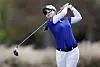 Kim Sei-young plays her shot from the third tee during the second round of the CME Group Tour Championship at Tiburon Golf Club on Friday in Naples, Florida. [AFP/YONHAP]