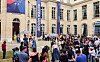 The Korea Day event takes place at the Korea House at Maison de la Chimie in Paris on Aug. 7. [JOINT PRESS CORPS]