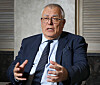 Judge Piotr Hofmanski, president of the International Criminal Court (ICC), speaks in an interview with the Korea JoongAng Daily at Lotte Hotel Seoul in central Seoul on Wednesday. [PARK SANG-MOON]