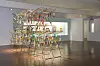 Joo Jae-hwan's installation work ″Water versus The Illegitimate Children of Water″ was inspired by environmental harm caused by plastic bottles. [JEON TAE-GYU]