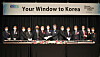 From left, James Kim, chairman and CEO of American Chamber of Commerce in Korea; Lee Ha-kyung, editor in chief of the JoongAng Ilbo; Park Chang-hee, CEO of the JoongAng Ilbo; Oh Se-jung, president of Seoul National University; Song Young-gil, chair of the National Assembly’s Foreign Affairs and Unification Committee; Ban Ki-moon, president and chair of Global Green Growth Institute and former secretary-general of the United Nations; Hong Jeong-do, president and CEO of the JoongAng Ilbo and JTBC; Stephen Dunbar-Johnson, international president of The New York Times Company; Ryu Kwon-ha, CEO of the Korea JoongAng Daily; Park Yang-woo, minister of culture, sports and tourism; Park Jin, lawmaker of the People Power Party; Mozes Csoma, ambassador of Hungary to Korea; Anthony Spaeth, chief editor of the Korea JoongAng Daily; and Chung Jae-suk, administrator of the Cultural Heritage Administration. [PARK SANG-MOON]