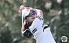 Choi Hye-jin tees off in the final round of the Elcru-TV Chosun Pro Celebrity in September at Island Country Club in Ansan, Gyeonggi on Sep.26. [KLPGA]