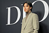 BTS's Jimin poses at a Dior Menswear ready-to-wear Fall/Winter 2023-2024 collection show on Jan. 20, during Men's Fashion Week in Paris, France. [REUTERS/YONHAP]