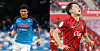 Napoli's Kim Min-jae, left, and Mallorca's Lee Kang-in  [REUTERS; EPA/YONHAP]
