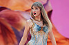 Taylor Swift performs at Wembley Stadium as part of her Eras Tour in London on June 21, 2024. [AP/YONHAP]