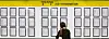 A person looks at a job bulletin board at an employment welfare center in Mapo District, western Seoul, on Monday. According to Statistics Korea, the number of people that have given up on searching for a job increased 8.57 percent on year in June to 583,000 people. [YONHAP]