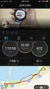 Marathoner Lee Hyun-sol's record of the Garmin Virtual Run Forerunner Race on May 10. [LEE HYUN-SOL]