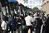 Commuters crowd the Seoul Express Bus Terminal in Gangnam District, southern Seoul, on Wednesday, ahead of the four-day Lunar New Year holiday that starts from Friday. [YONHAP]