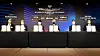 Representatives from KT, LG Chem, Kaon, Marusys, KT Skylife and HCN pose during a signing ceremony held on Thursday at the Novotel Ambassador Seoul Dongdaemun in central Seoul. [KT]