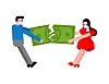 Shared “date accounts” can turn into a financial headache when relationships break down. [GETTY IMAGES BANK]