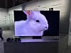 Samsung Electronics introduced a 77-inch OLED TV with panels dubbed QD-OLED Display Tuesday ahead of the CES 2023 in Las Vegas. [SARAH CHEA]
