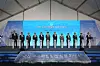 Hanwha Impact, an energy and investment company, held a demonstration ceremony for the successful completion of a test run of its 80-megawatt hydrogen gas turbine on Wednesday at its Daesan plant in Seosan, South Chungcheong. [HANWHA IMPACT]