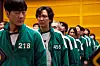 Contestants wearing green tracksuits in “Squid Game.” [NETFLIX]