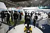 The exhibition floor at the Kimdaejung Convention Center in Gwangju, South Jeolla, on Wednesday where Kepco's Bixpo is held. [YONHAP]