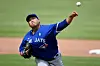 Ryu Hyun-jin of the Toronto Blue Jays pitches in the fifth inning against the Baltimore Orioles at Oriole Park in Baltimore, Maryland on Sunday. [AFP/YONHAP]