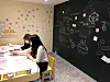 The final section of the exhibit invites children to sit down and write or draw pictures about who they most want to meet after the pandemic is over. [YIM SEUNG-HYE]