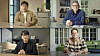 Clockwise from top left: Bang Si-Hyuk, Chairman and CEO of Big Hit Entertainment; Sir Lucian Grainge, Chairman and CEO of Universal Music Group; John Janick, Chairman and CEO of Interscope Geffen A&M; and Lenzo Yoon, CEO of Big Hit Entertainment's Global Business. [BIG HIT ENTERTAINMENT/ UNIVERSAL MUSIC GROUP]