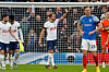 Tottenham Hotspur's Harry Kane, center, celebrates after scoring in an FA Cup third round match against Portsmouth at Tottenham Hotspur Stadium in London on Saturday.  [AFP/YONHAP]