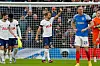 Tottenham Hotspur's Harry Kane, center, celebrates after scoring in an FA Cup third round match against Portsmouth at Tottenham Hotspur Stadium in London on Saturday. [AFP/YONHAP]