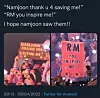 BTS fans actively discuss how the boy band has positively influenced their mental health. Signs thanking BTS were spotted during the Las Vegas concerts and went viral among fans. [SCREEN CAPTURE]