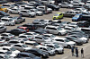 A lot is packed with secondhand cars located in Seongdong District in eastern Seoul on June 13. [NEWS1]
