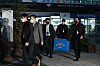 Investigators carry a box of evidence from the Yongsan District Office following a raid on Nov. 8, in connection with the deadly Itaewon crowd crush. [YONHAP]
