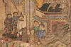 The man in blue outfit is the Qing Dynasty's emperor. [CULTURAL HERITAGE ADMINISTRATION]