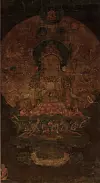 ″Thousand-Armed Avalokiteshvara″(14th century) from Goryeo Dynasty is part of the special exhibition of the donated Lee Kun-hee collection. The painting is designated as Treasure No. 2015. [NATIONAL MUSEUM OF KOREA]