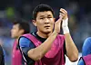 Napoli's Kim Min-Jae warms up ahead of a match at Stadio Diego Armando Maradona in Naples, Italy on Oct. 12 [REUTERS/YONHAP]