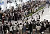 Tottenham Hotspur fans flock to Incheon International Airport in Incheon to greet the London club as they arrive for their pre-season tour of Korea on July 10. [YONHAP]
