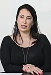 Meghan DiMuzio, executive director of the Coalition for App Fairness (CAF), speaks with the Korea JoongAng Daily in an interview held on Wednesday in western Seoul on the meaning and application of the ″Anti-Google law.″ [PARK SANG-MOON]