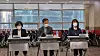 Officials from the Korea Communications Commission (KCC) speak during a meeting with local associations representing the start-up, mobile and gaming companies to hear their thoughts on the ″Anti-Google law″ on Oct. 19 at Gangnam, southern Seoul. [YOON SO-YEON]
