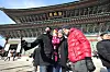Travelers from Germany visit Gyeongbok Palace during their visit to Seoul on Dec. 28. [PARK SANG-MOON]