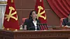 Kim Yo-jong, sister of North Korean leader Kim Jong-un, speaks at a Workers’ Party Politburo meeting on June 29, broadcasted on state television on June 30. [YONHAP]