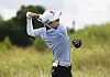 Kim Hyo-joo plays her shot from the first tee during the second round of the LPGA Volunteers of America Classic golf tournament in The Colony, Texas on July 2, 2021. [AP/ YONHAP]