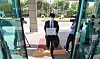 An attorney enters the Seoul Southern District Prosecutors Office to file a complaint against Terraform Labs co-founder Do kwon on behalf of clients in June. [YONHAP]