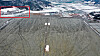 A 1.1-million-square-meter construction site for a solar power plant near Sinmyeong Village is marked in red in the photo. It is on Imja Island, Sinan County in South Jeolla. [JANG JEONG-PIL]