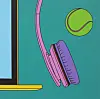″Untitled (with tennis ball)″ (2020) [MICHAEL CRAIG-MARTIN, GAGOSIAN]