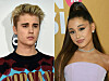 Justin Bieber and Ariana Grande [AFP]