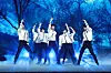 Boy band Enhypen performs its lead track ″Given-Taken″ for the first time on Monday during an online showcase held for its first EP ″Border: Day One.″ [BELIFT LAB]