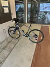Dedicated bike parking right outside the front door of a hotel in Chilgok, North Gyeongsang on Sept. 30. [JIM BULLEY]